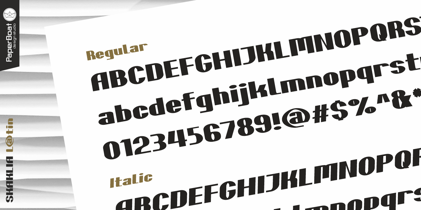 Пример шрифта Skaklia Rounded Italic